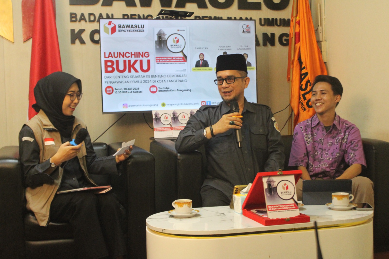Bawaslu Kota Tangerang Launching Buku