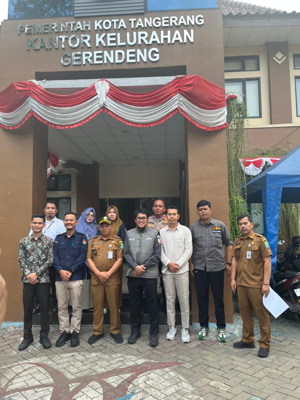 Bawaslu Kota Tangerang, KPU Kota Tangerang, serta Lurah Kelurahan Gerendeng
