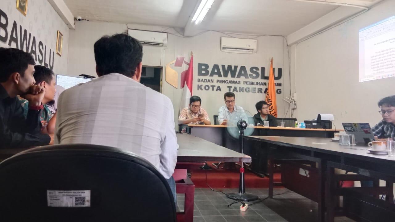 Supervisi Provinsi Banten ke Bawaslu Kota Tangerang