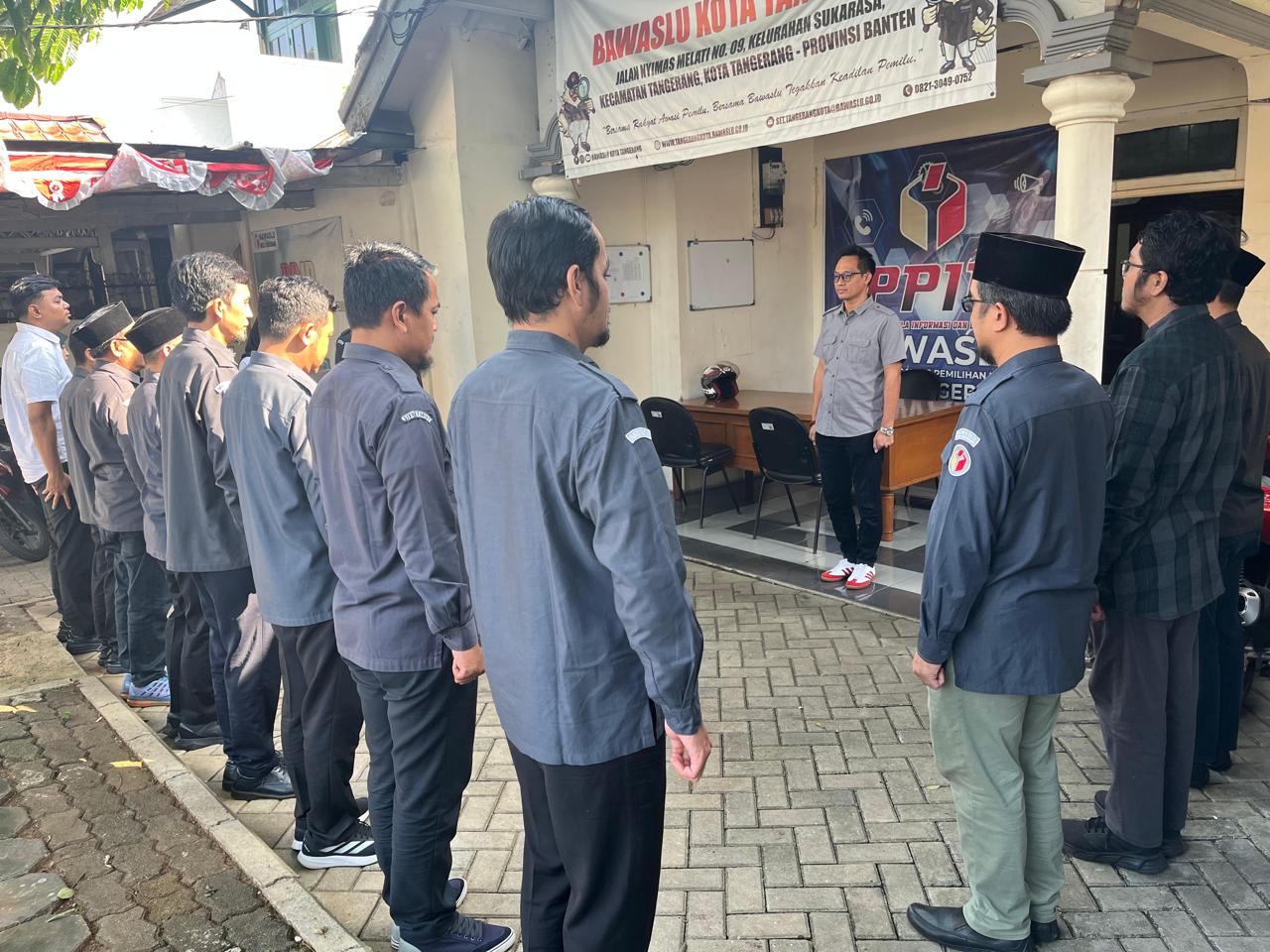 Kunjungan Kordiv Humas dan Datin Bawaslu Provinsi Banten ke Bawaslu Kota Tangerang