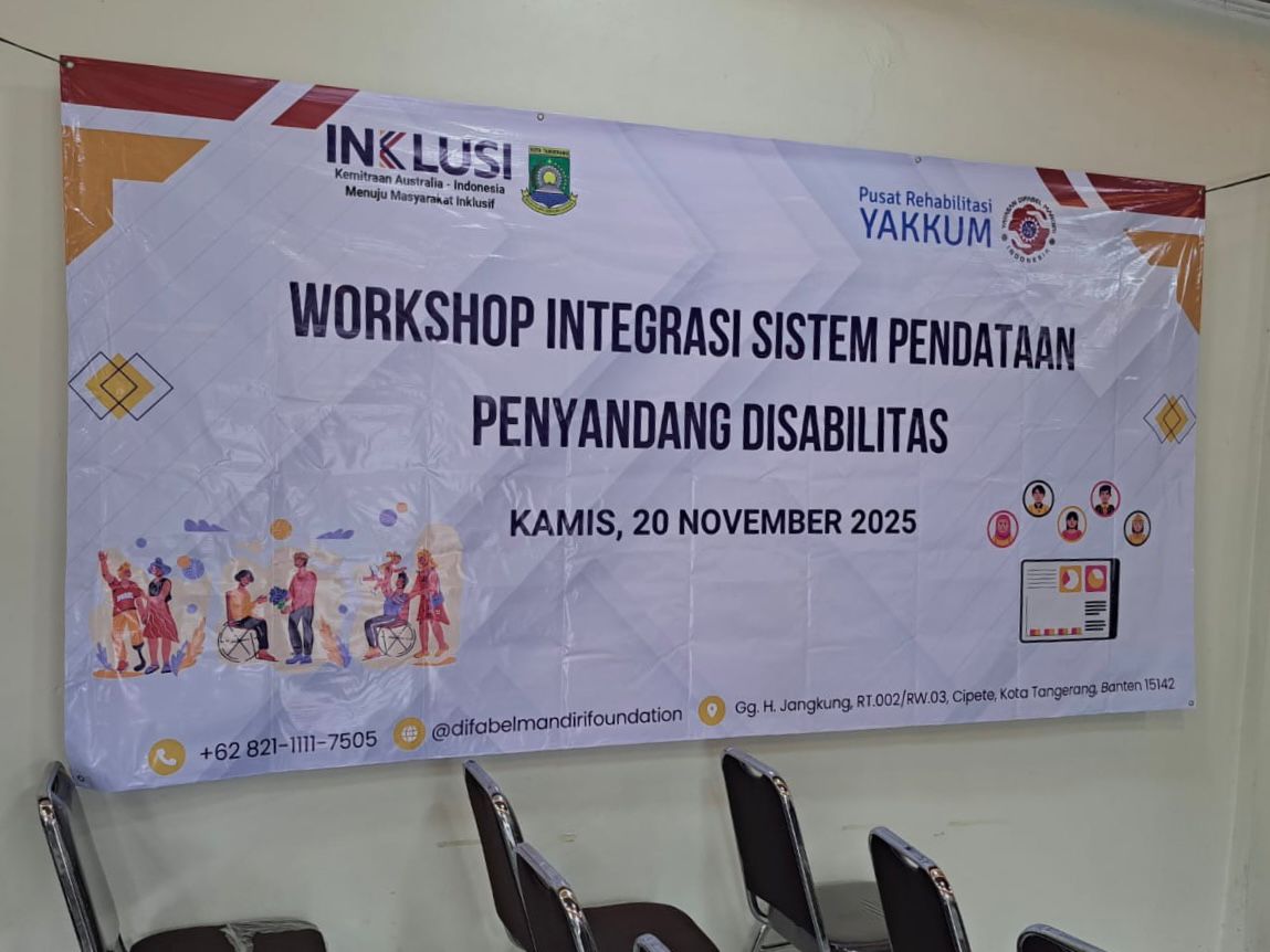Workshop Integritas Sistem Pendataan Penyandang Disabilitas