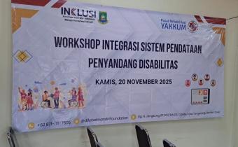 Workshop Integritas Sistem Pendataan Penyandang Disabilitas