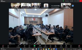 Bawaslu Banten Gelar Rapat Konsolidasi Secara Online