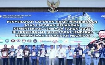 Bawaslu Raih WTP 11 tahun berturut-turut dari BPK atas Laporan Keuangan T.A 2025